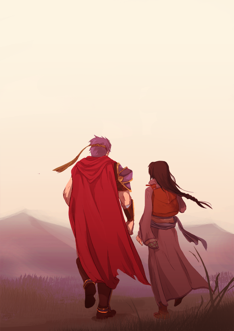 ike and soren (fire emblem and 2 more) drawn by evanura