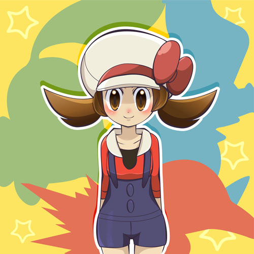 lyra, cyndaquil, chikorita, and totodile (pokemon and 1 more) drawn by replica-7110