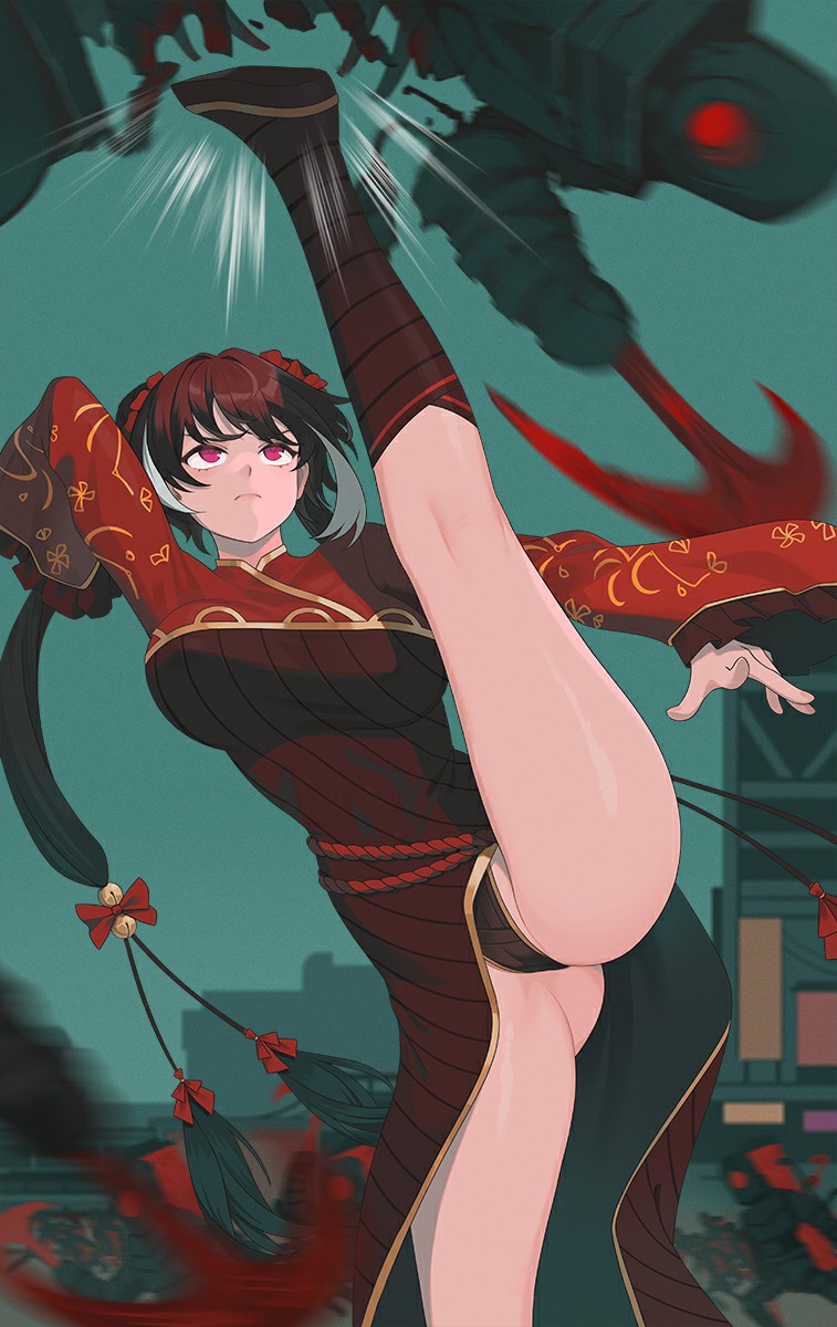 jia xichun (project moon and 1 more) drawn by wangxiii