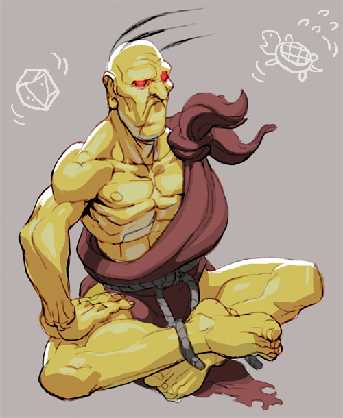 oro (street fighter and 1 more) drawn by oetaro