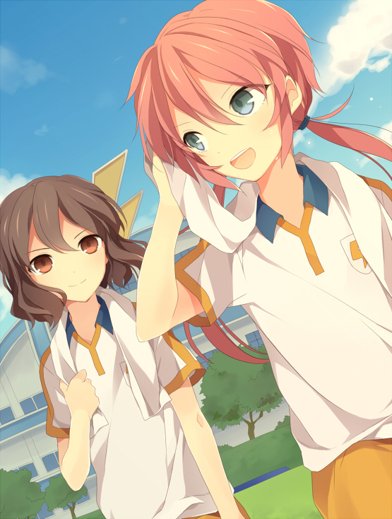 kirino ranmaru and shindou takuto (inazuma eleven and 1 more) drawn by uramakaron