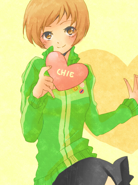 satonaka chie (persona and 1 more) drawn by mysk918