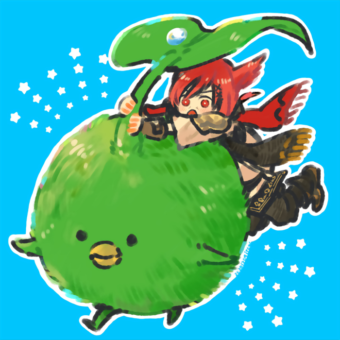 g'raha tia and korpokkur (final fantasy and 1 more) drawn by itowo_(itowc)