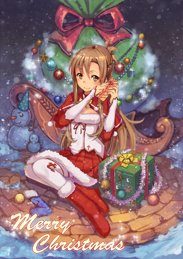 asuna (sword art online) drawn by kamome_yuu