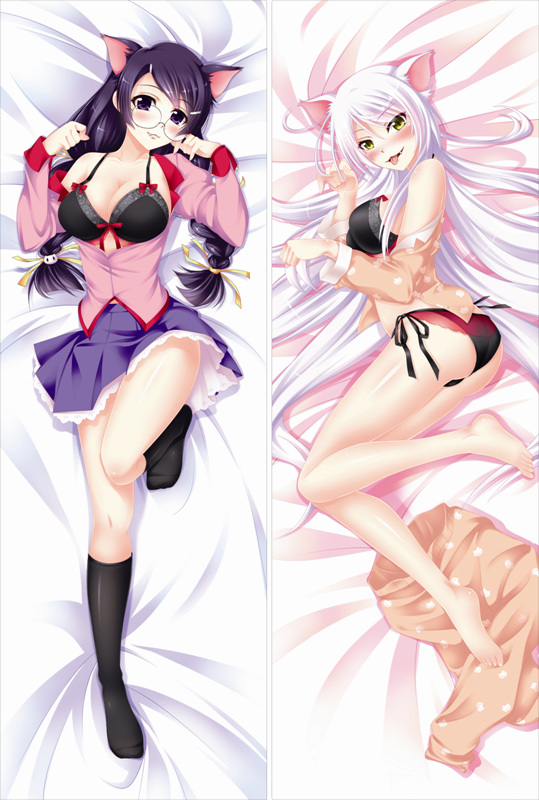 hanekawa tsubasa and black hanekawa (monogatari and 1 more) drawn by bakugadou