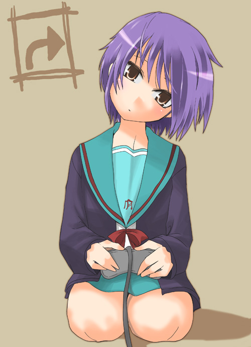 nagato yuki (suzumiya haruhi no yuuutsu) drawn by hane_(hanegoya)