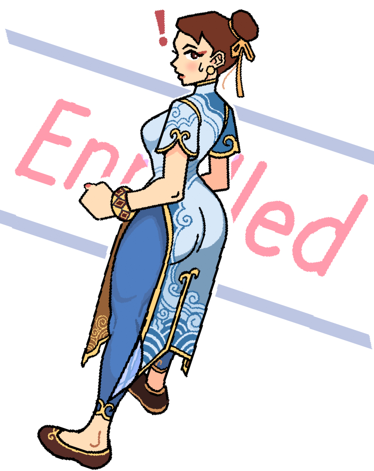 chun-li (street fighter and 1 more) drawn by drawbuster