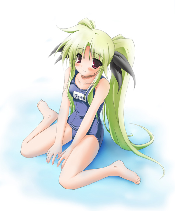 fate testarossa (lyrical nanoha and 1 more) drawn by aoi_wakusei
