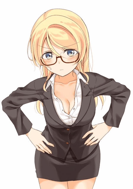 ayase eli (love live! and 1 more) drawn by mogu_(au1127)