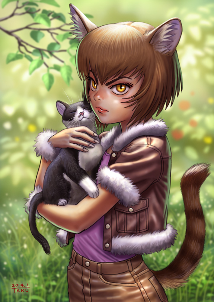 monita and koyuki (original and 1 more) drawn by matataku