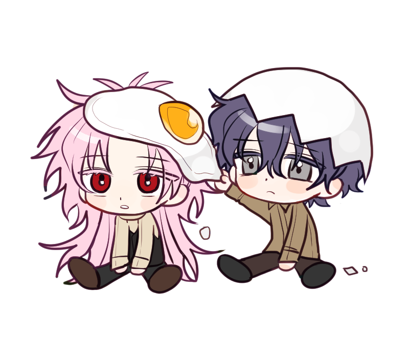 hatsutori hajime and utsugi noriyuki (saibou shinkyoku) drawn by 1b_(dlqotlswk)