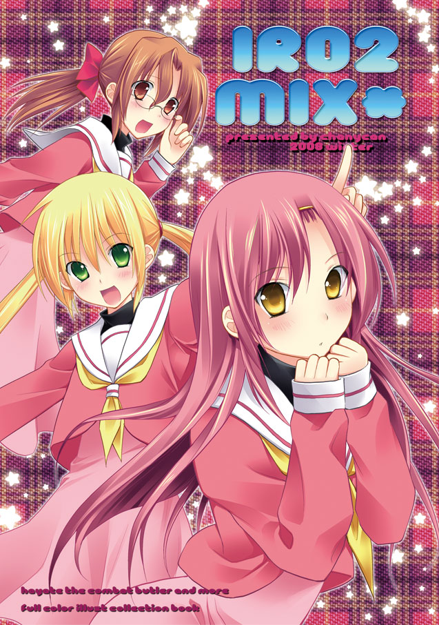 katsura hinagiku, sanzen'in nagi, and maria (hayate no gotoku!) drawn by chany