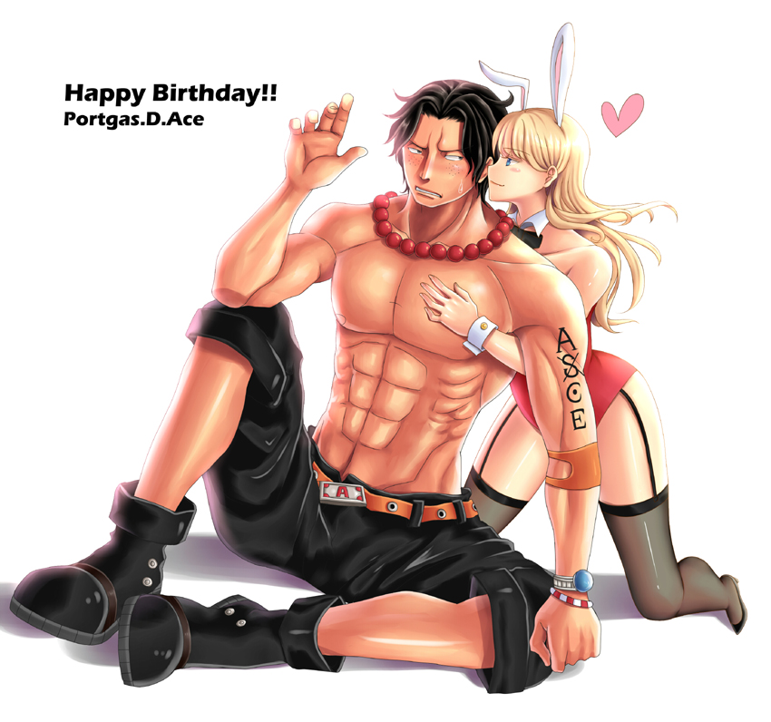 portgas d. ace and moda (one piece) drawn by yumiyokiak