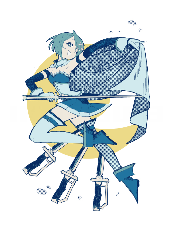 miki sayaka (mahou shoujo madoka magica and 1 more) drawn by sigumado66