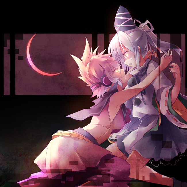 toyosatomimi no miko and mononobe no futo (touhou) drawn by yetworldview_kaze