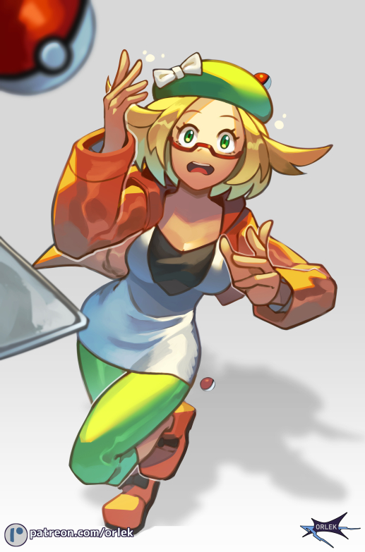 bianca (pokemon and 1 more) drawn by orlek