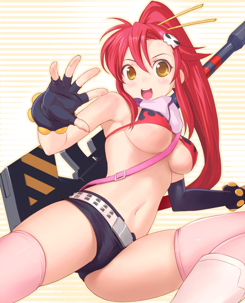 yoko littner (tengen toppa gurren lagann) drawn by uni_(plastic_girl)