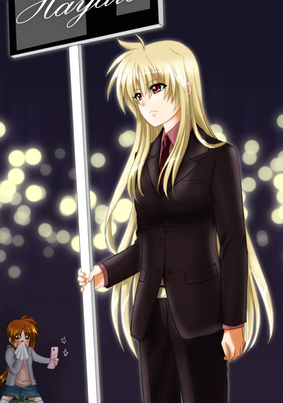 fate testarossa and takamachi nanoha (lyrical nanoha and 1 more)
