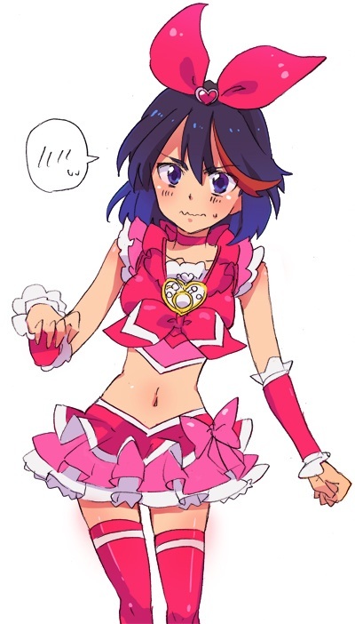 matoi ryuuko, cure melody, and koshimizu ami (precure and 2 more) drawn by mofuko