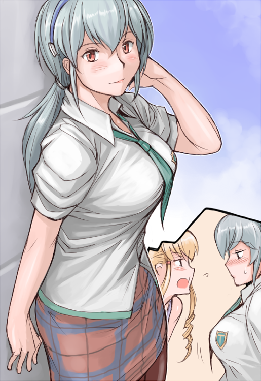 suigintou, makinami mari illustrious, and shinku (neon genesis evangelion and 3 more) drawn by tsuda_nanafushi