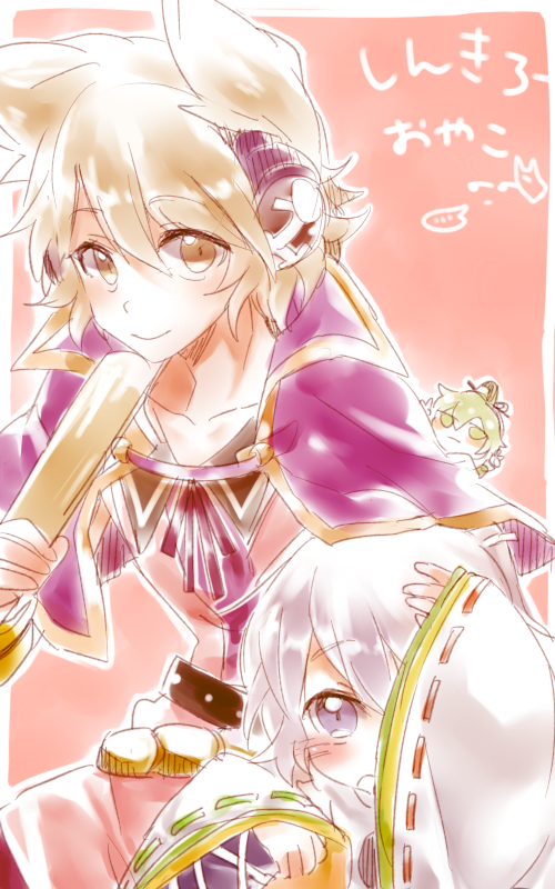 toyosatomimi no miko, mononobe no futo, and soga no tojiko (touhou) drawn by 6_(yuchae)