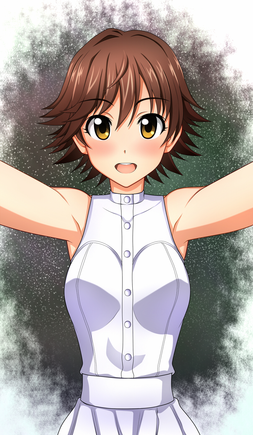 honda mio (idolmaster and 1 more) drawn by kenken