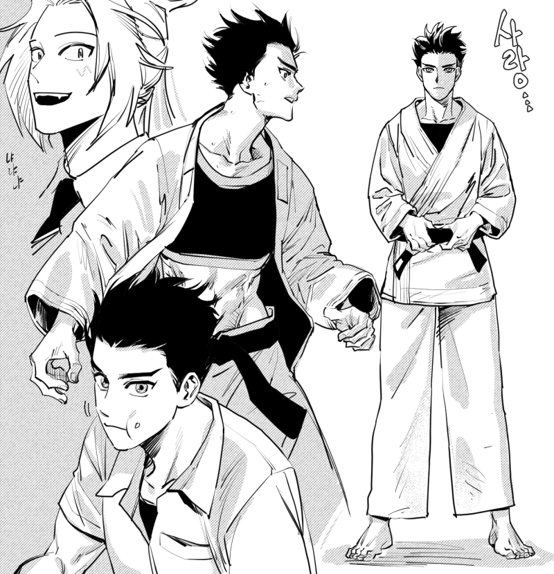 cha so-wul and yeo eun-sol (fight class 3) drawn by smoking_gum
