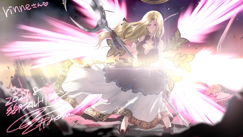 iseria queen (star ocean and 1 more) drawn by kuroi_mimei