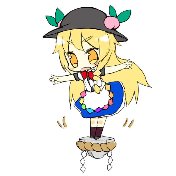 kirisame marisa and hinanawi tenshi (touhou and 1 more) drawn by meito_(maze)