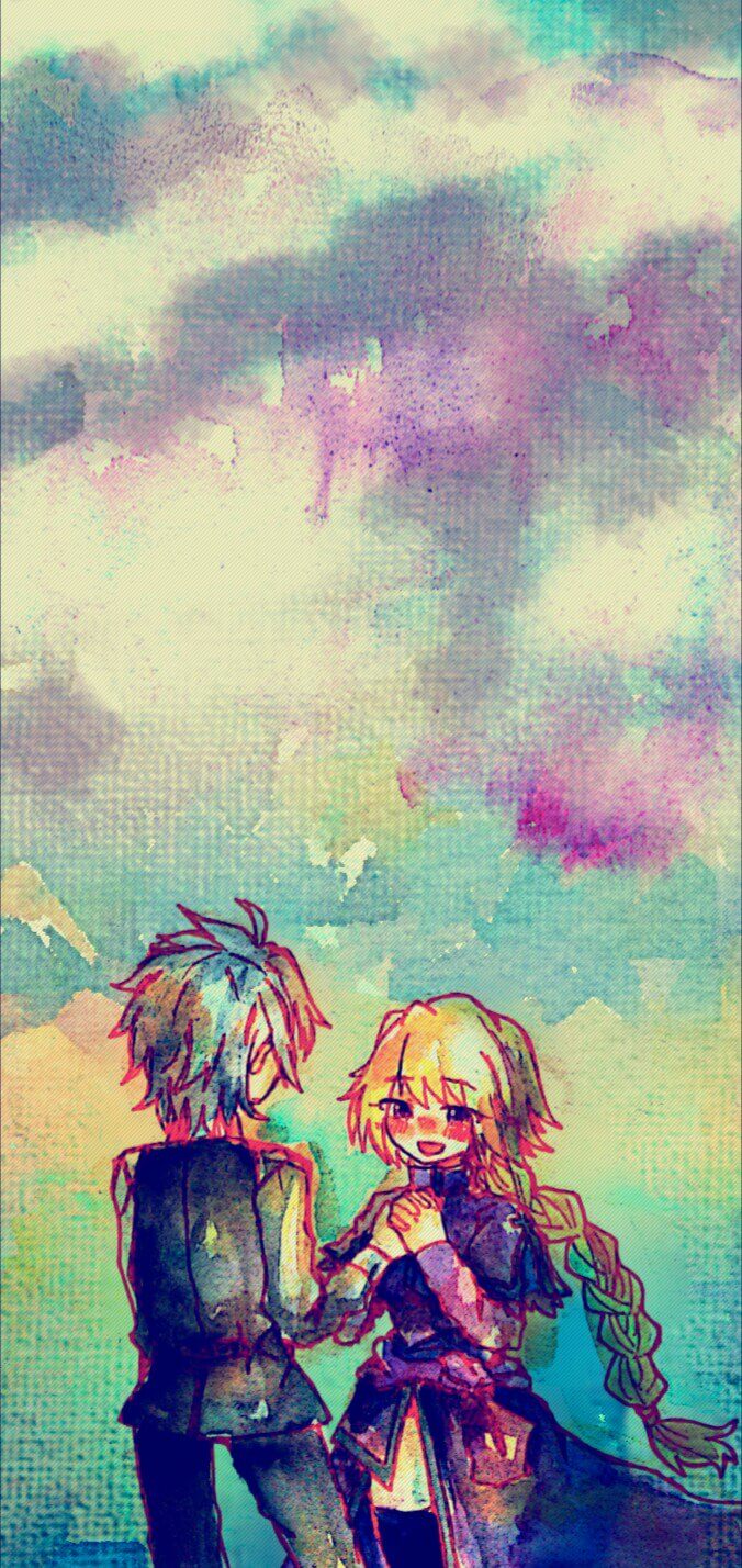 jeanne d'arc and sieg (fate and 1 more) drawn by kanezuru-kun