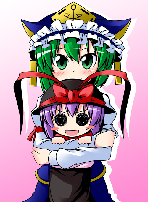 shiki eiki and nagae iku (touhou) drawn by ichimi