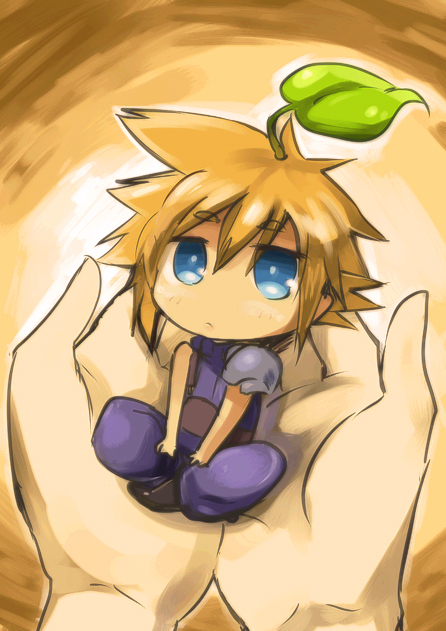cloud strife (final fantasy and 2 more) drawn by meru