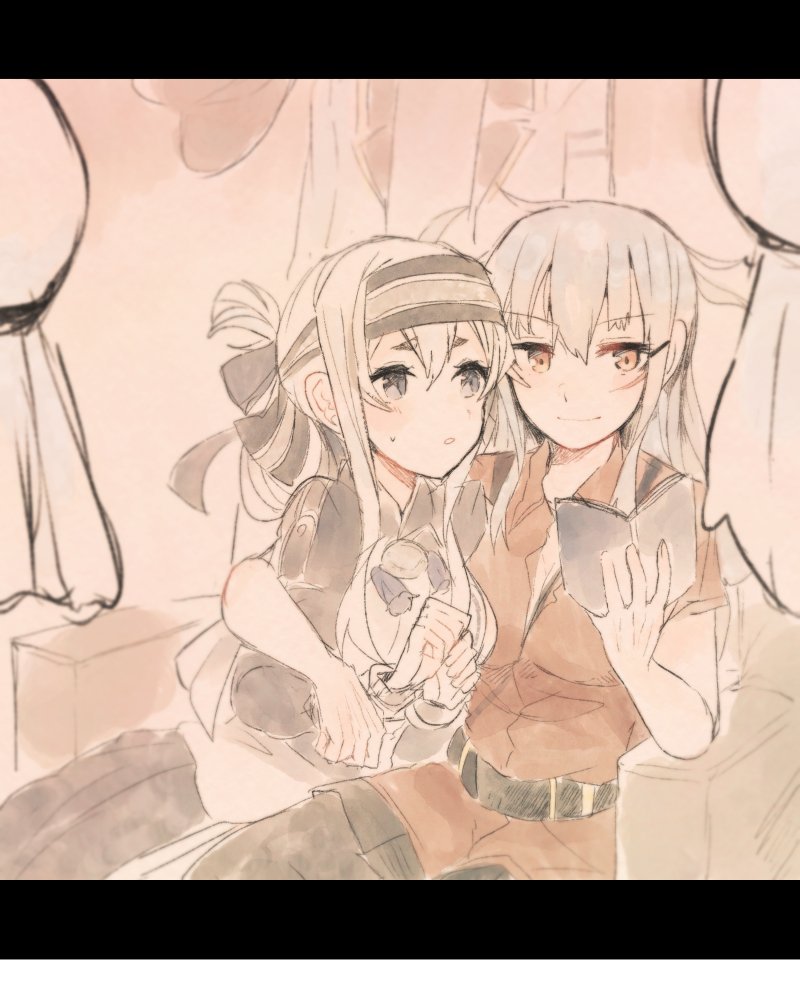 gangut, kamoi, and kamoi kai bo (kantai collection) drawn by itomugi-kun