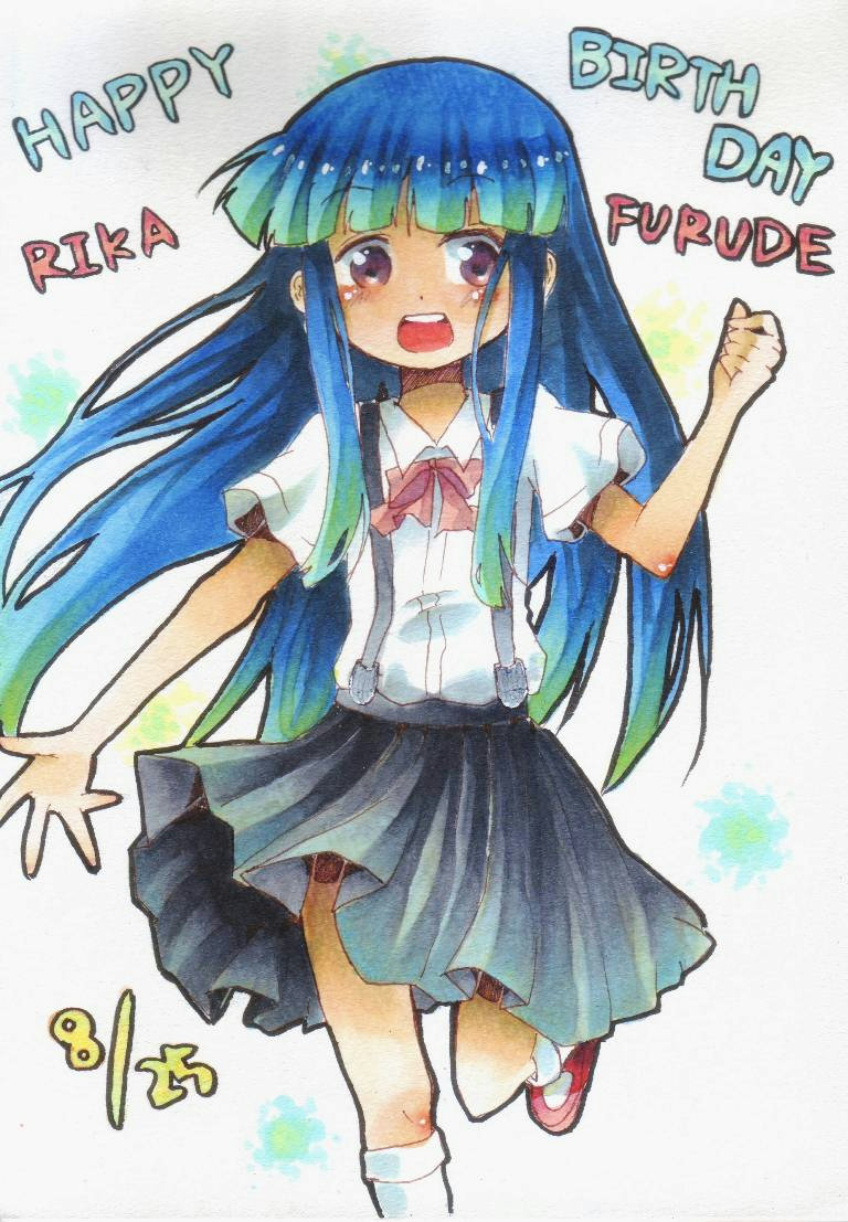 furude rika (higurashi no naku koro ni) drawn by nokuro