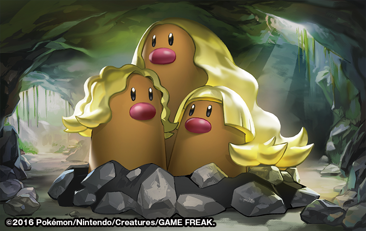 alolan dugtrio (pokemon and 1 more) drawn by match_(idleslumber)