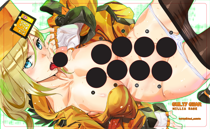 millia rage (guilty gear and 1 more) drawn by ashiomi_masato