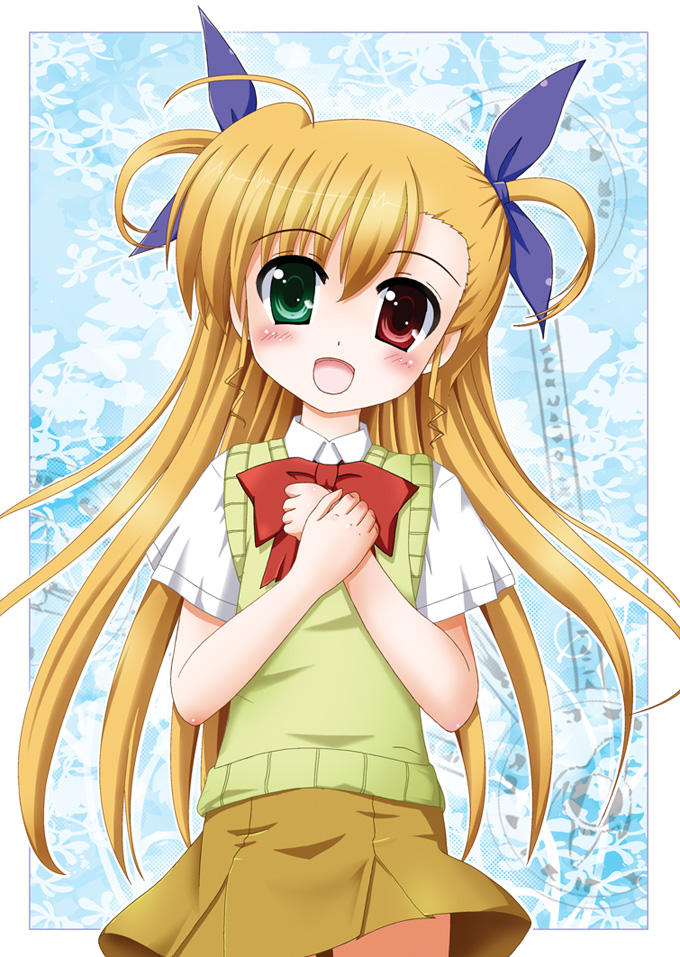 vivio (lyrical nanoha and 1 more) drawn by flipper