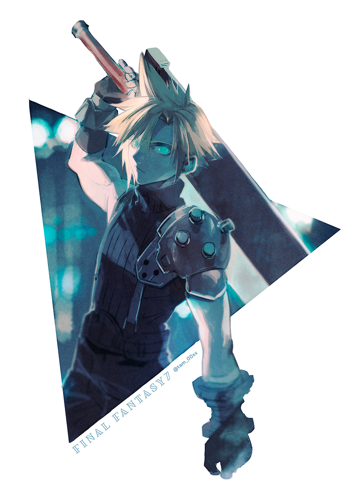 cloud strife (final fantasy and 1 more) drawn by taa_(acid)