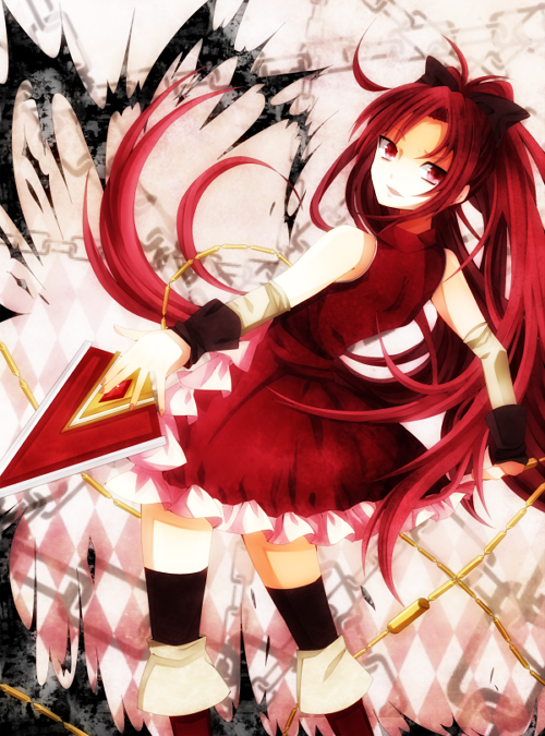 sakura kyoko (mahou shoujo madoka magica) drawn by ichioto