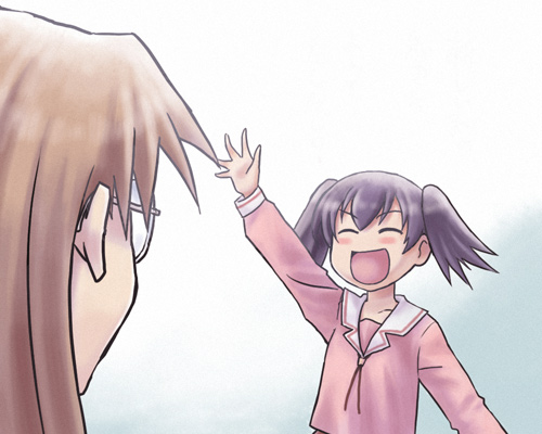 takino tomo and mizuhara koyomi (azumanga daioh) drawn by shiwashiwa_no_kinchakubukuru