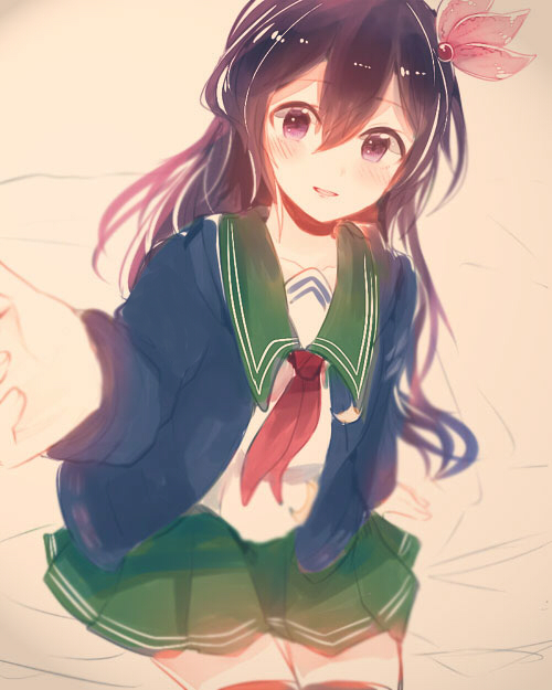 kisaragi and kisaragi kai ni (kantai collection) drawn by itomugi-kun