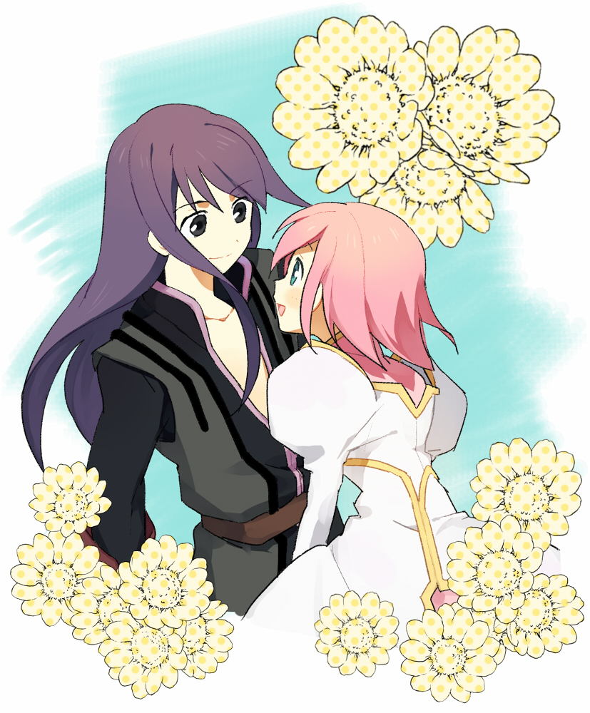 yuri lowell and estellise sidos heurassein (tales of and 1 more) drawn by mozu_(modagoro)