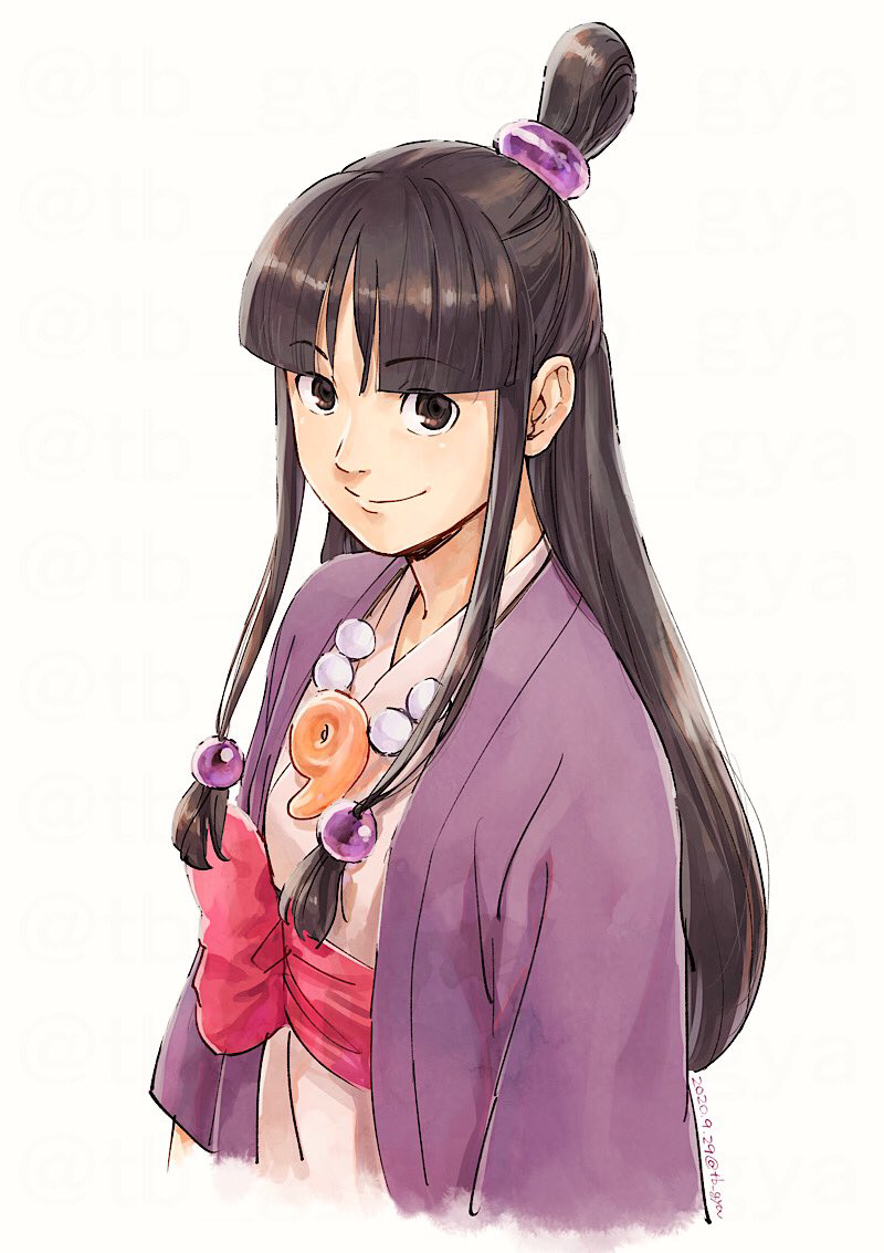 maya fey (ace attorney) drawn by taba_(tb_gya)