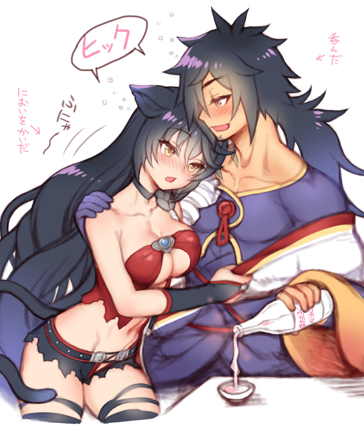 velvet crowe and rokurou rangetsu (tales of and 1 more) drawn by folks_(nabokof)