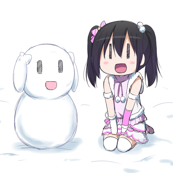 yazawa nico (love live! and 1 more) drawn by miyako_hito