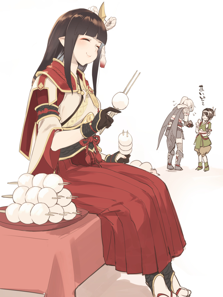 hinoa and yomogi (monster hunter and 1 more) drawn by asutora