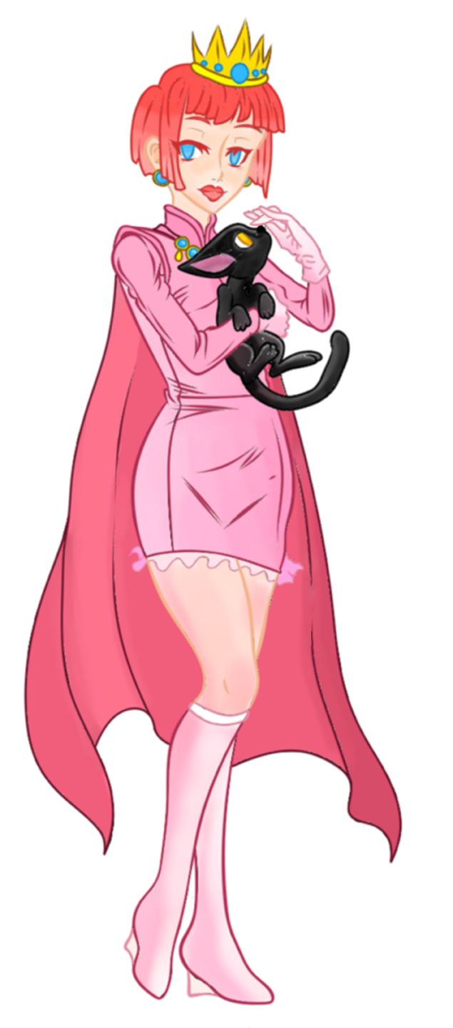 princess shokora and black cat (wario land and 1 more)