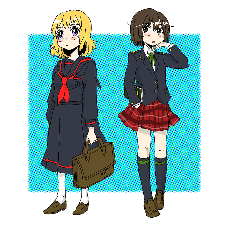 usami renko and maribel hearn (touhou) drawn by mementmori