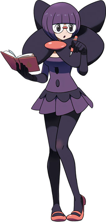 shauntal (pokemon and 1 more) drawn by oomura_yuusuke