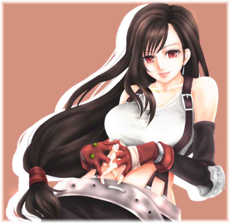 tifa lockhart (final fantasy and 1 more) drawn by ayanneo